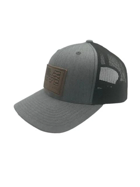 Martinez Range Leather Hat - Heather Gray - Image 3