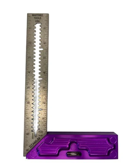 Martinez - Titanium Precision Square - (Purple Anodized Heel) - Image 4